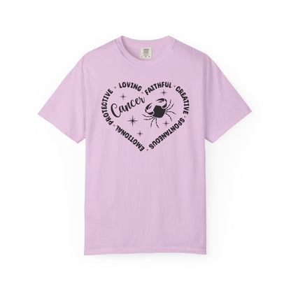 Cancer Heart Zodiac Sign T-shirt